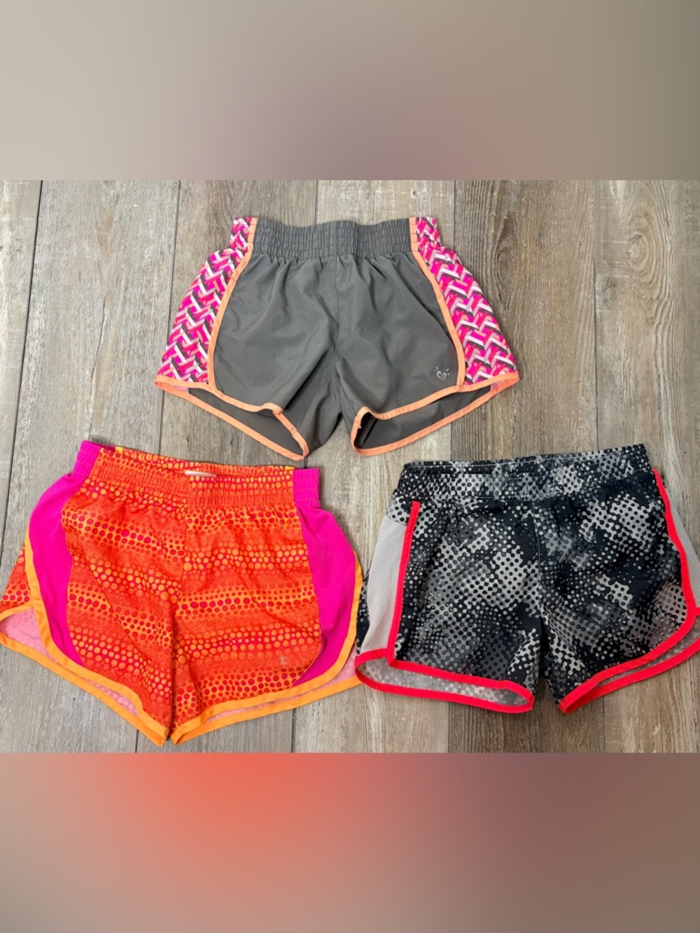 Girls Active Shorts Bundle Size L 10-12 Justice Old Navy Danskin Lot